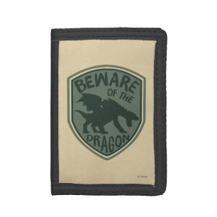 Pete's Dragon Beware of the Dragon Trifold Wallet