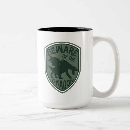 Petes Dragon  Beware of the Dragon Two_Tone Coffee Mug