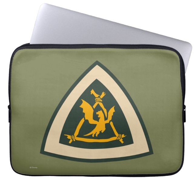 Pete's Dragon | Dragon Badge Laptop Sleeve (Front)