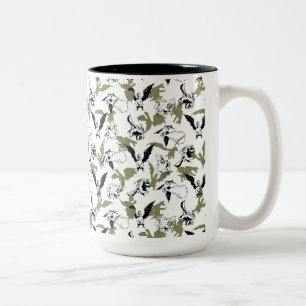 Pete's Dragon   Dragon Pattern Two-Tone Coffee Mug