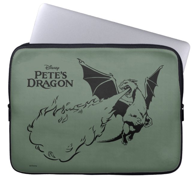 Pete's Dragon | Fiery Cool Laptop Sleeve (Front)