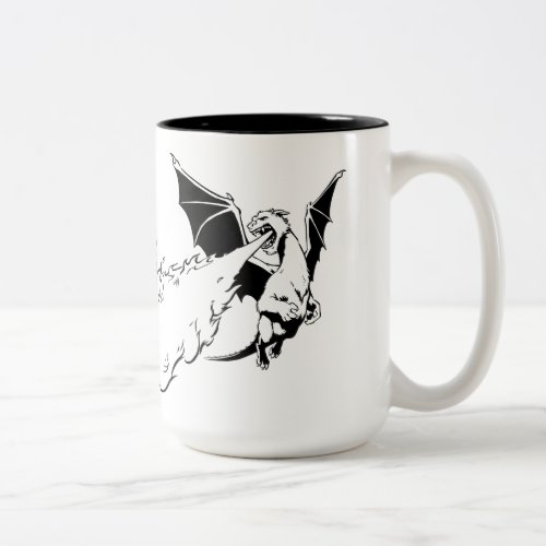 Petes Dragon  Fiery Cool Two_Tone Coffee Mug