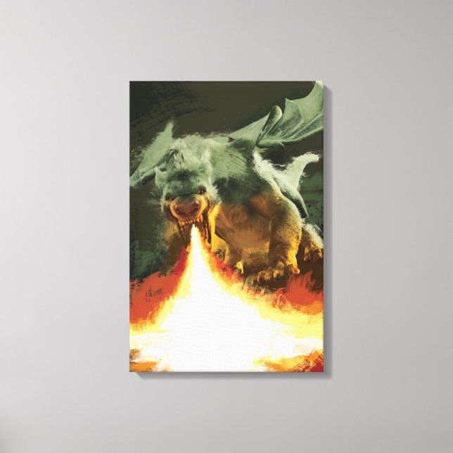 Pete's Dragon | Fire-Breathing Cool Canvas Print (Front)