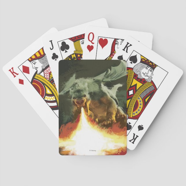 Pete's Dragon | Fire-Breathing Cool Poker Cards (Back)