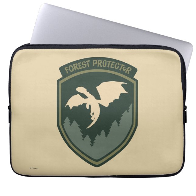 Pete's Dragon | Forest Protector Badge Laptop Sleeve (Front)