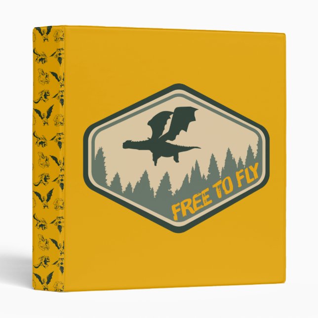 Pete's Dragon | Free to Fly 3 Ring Binder (Front/Spine)