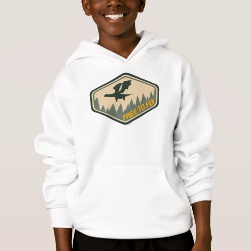 Petes Dragon  Free to Fly Hoodie