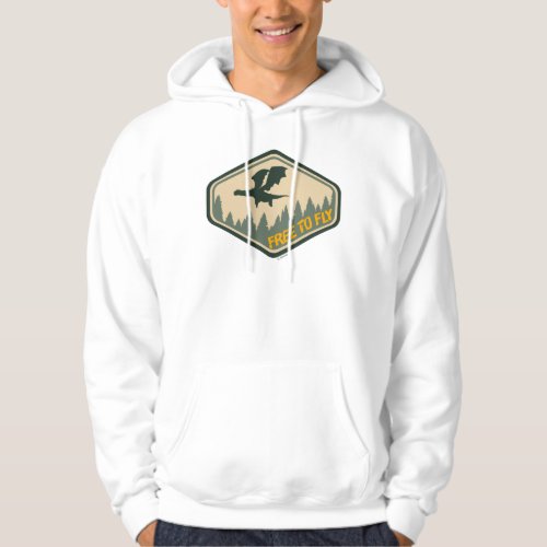 Petes Dragon  Free to Fly Hoodie