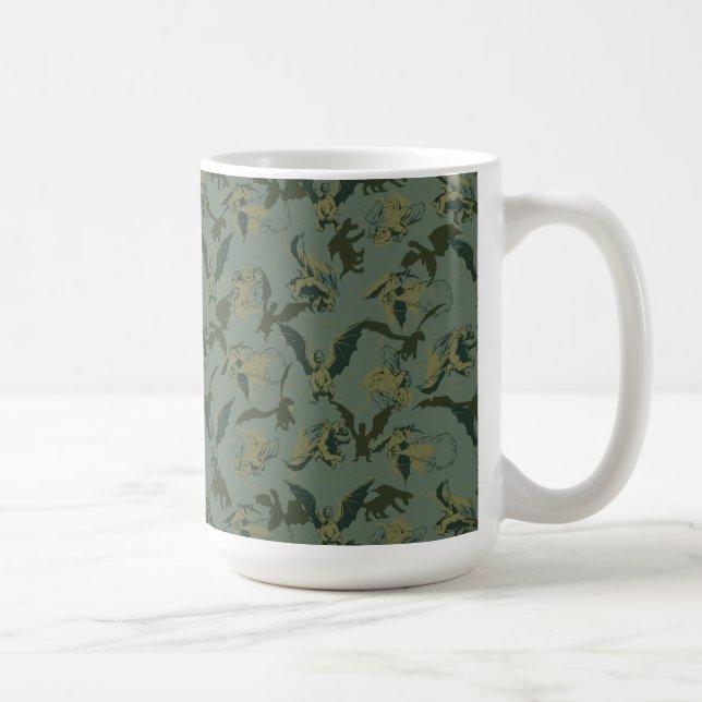 Pete's Dragon | Green Dragon Pattern Coffee Mug (Right)