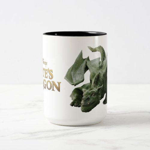 Petes Dragon  Green is Good Two_Tone Coffee Mug