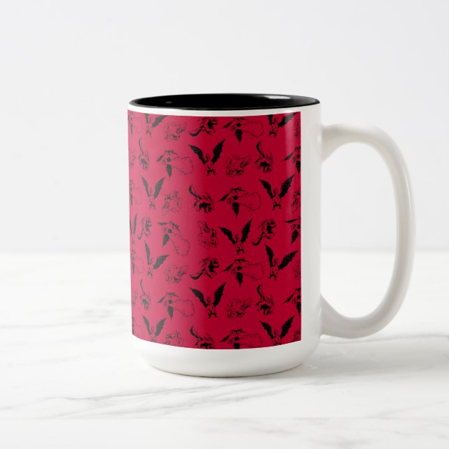 Pete's Dragon | Pete's Dragon Pattern Two-Tone Coffee Mug (Right)