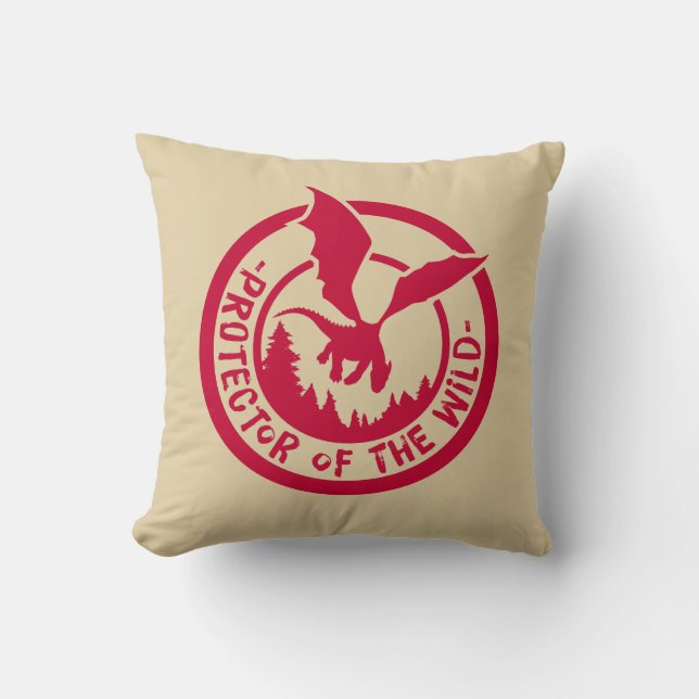 Pete's Dragon | Protector of the Wild Throw Pillow (Front)