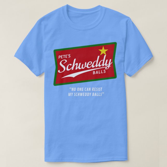 Petes Schweddy Balls Christmas T-Shirt (Design Front)