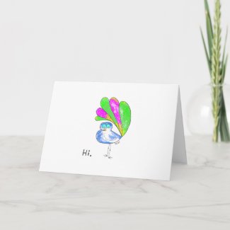 Petey says Hi Greeting Card 