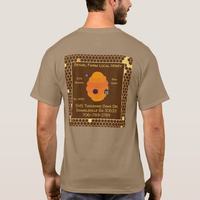 Pethel Farm Local Honey Edited T-Shirt (Back)