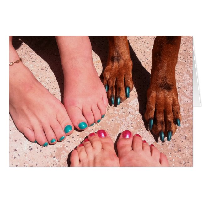 Peticure - Pedicure Spa Day Cards (Front Horizontal)