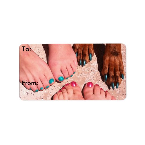 Peticure _ Pedicure Spa Day Label