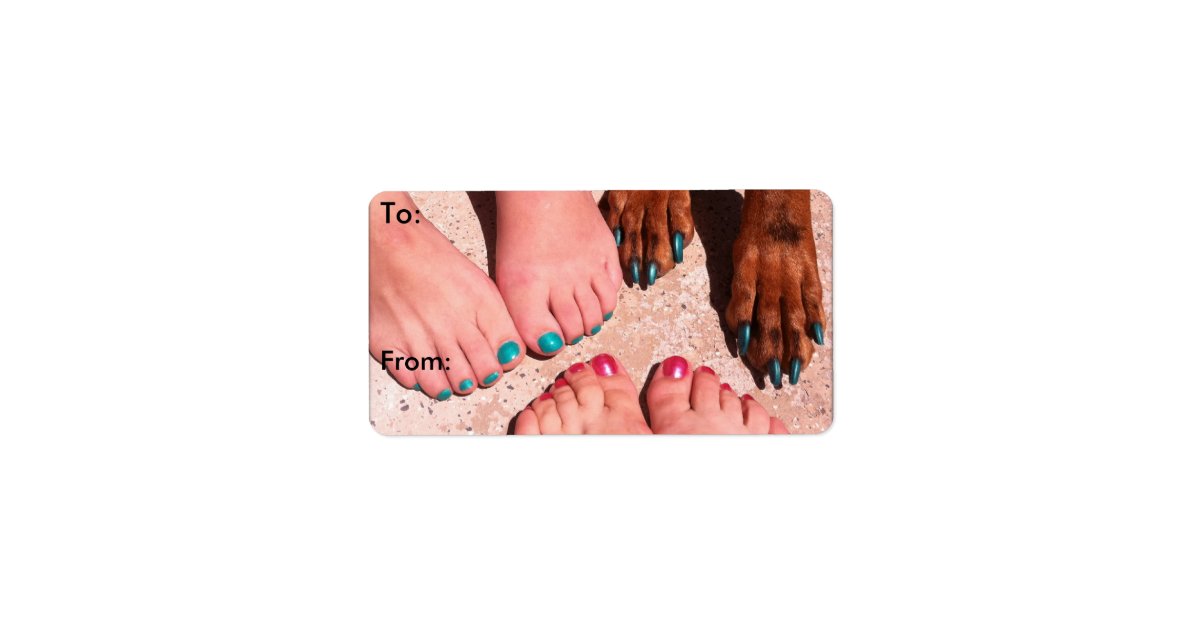 Peticure - Pedicure Spa Day Label | Zazzle.com