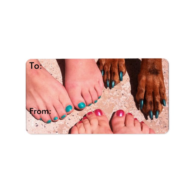 Peticure - Pedicure Spa Day Label (Front)
