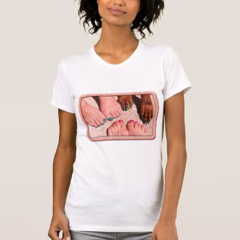 Peticure - Pedicure Spa Day T-shirt by FrankzPawPrintz at Zazzle