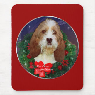 Petit Basset Griffon Vendeen Christmas Gifts Mouse Pad