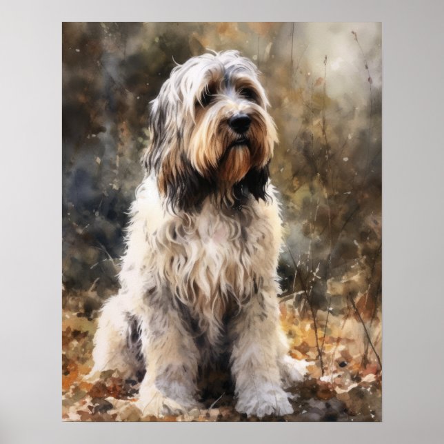 Petit Basset Griffon Vendeen Dog Art Print Poster (Front)