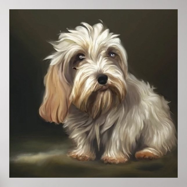 Petit Basset Griffon Vendeen - Dog Portrait Poster (Front)