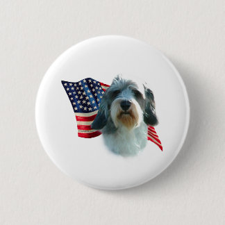 Petit Basset Griffon Vendéen Flag Pinback Button