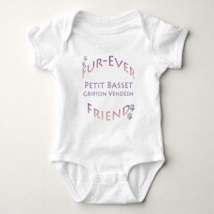 Petit Basset Griffon Vendeen Fur-ever Friend Baby Bodysuit