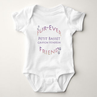 Petit Basset Griffon Vendeen Fur-ever Friend Baby Bodysuit