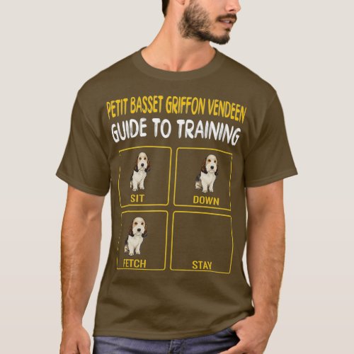 Petit Basset Griffon Vendeen Guide To Training T_Shirt