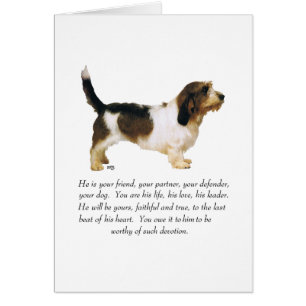 Petit Basset Griffon Vendeen Male Cards