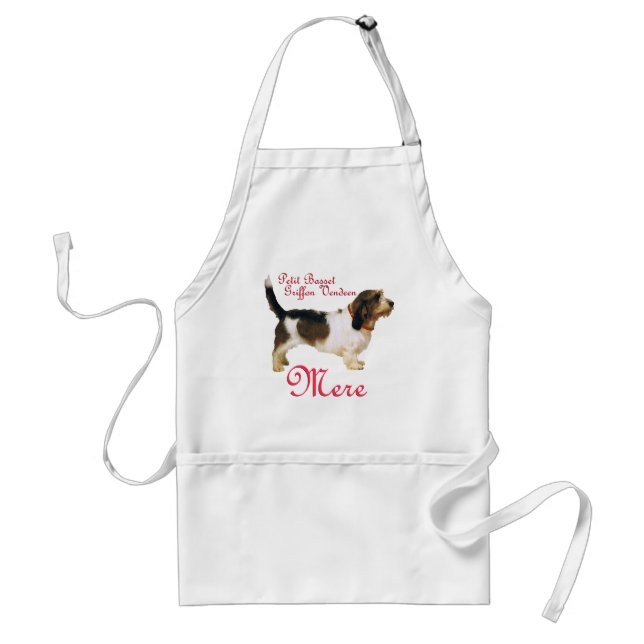 Petit Basset Griffon Vendeen Mother Adult Apron (Front)