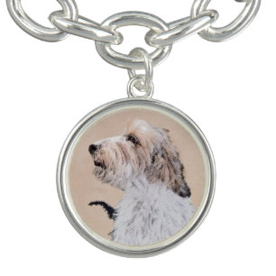 Petit Basset Griffon Vendéen Painting - Dog Art Bracelet