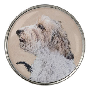 Petit Basset Griffon Vendéen Painting - Dog Art Golf Ball Marker