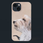 Petit Basset Griffon Vendéen Painting - Dog Art iPhone 13 Case<br><div class="desc">Petit Basset Griffon Vendéen dog portrait, original painting. We specialize in cute and funny original art. Buy this for yourself or as a great gift for your Petit Basset Griffon Vendéen loving friends. Be creative - click on CUSTOMIZE to add/remove/change text, resize the picture, change colors or anything else the...</div>