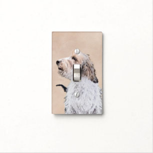 Petit Basset Griffon Vendéen Painting - Dog Art Light Switch Cover