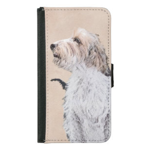 Petit Basset Griffon Vendéen Painting - Dog Art Samsung Galaxy S5 Wallet Case