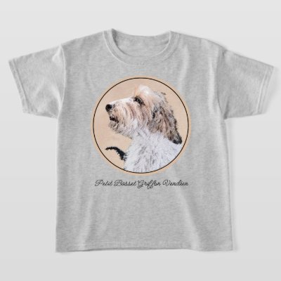 Petit Basset Griffon Vend&#233;en Painting - Dog Art T-Shirt