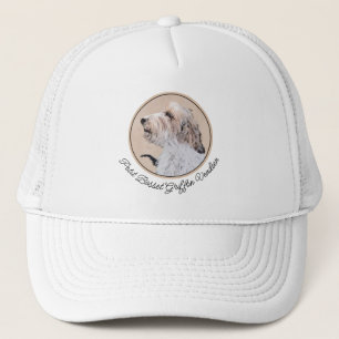 Petit Basset Griffon Vendéen Painting - Dog Art Trucker Hat