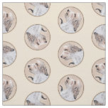 Petit Basset Griffon Vend&#233;en Painting PBGV Dog Art Fabric