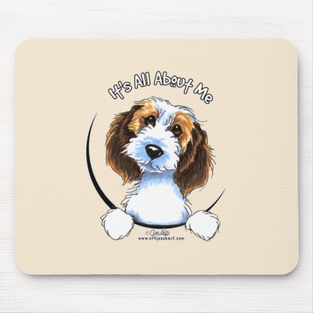 Petit Basset Griffon Vendeen PBGV IAAM Mouse Pad (Front)