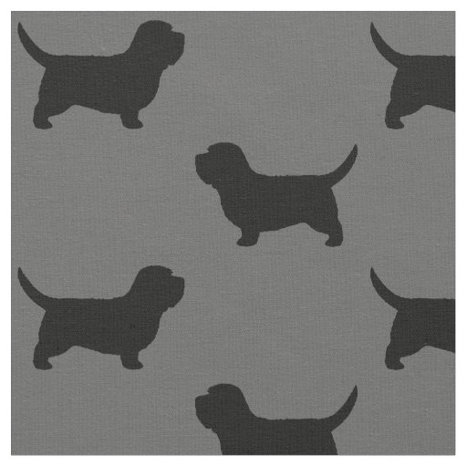 Petit Basset Griffon Vendeen PBGV Silhouettes Fabric