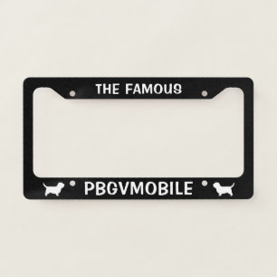 Petit Basset Griffon Vendeen PBGVmobile PBGV License Plate Frame