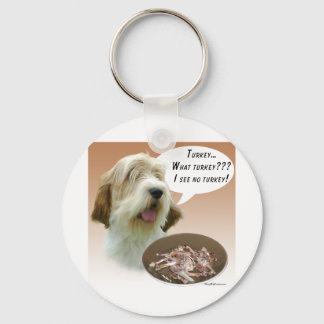 Petit Basset Griffon Vendéen Turkey Keychain