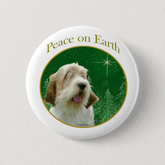 Petit Basset Griffon Venden Peace Pinback Button