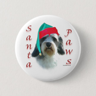 Petit Basset Griffon Venden Santa Paws Button