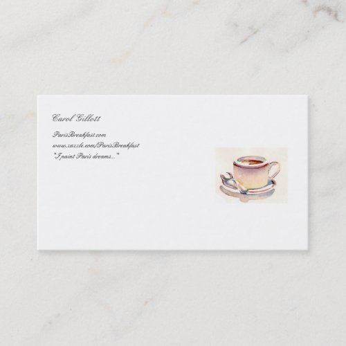Petit Dejeuner Biz card Business Card Template