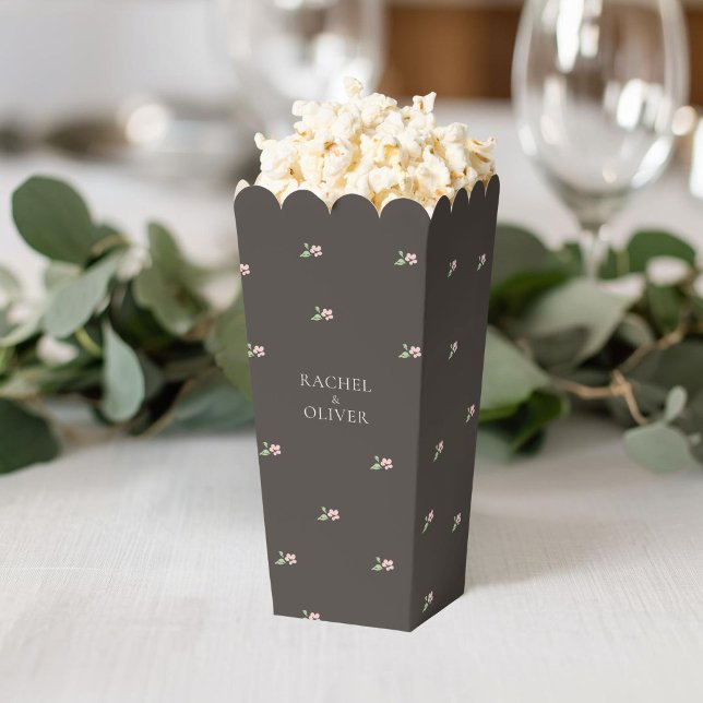 Petit Floral Popcorn Wedding  Favor Boxes (Creator Uploaded)