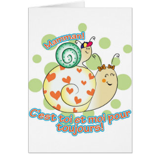 Petit garçon à Maman Cards